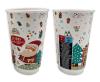 Pohár papierový 400ml 90mm Mikuláš 20ks, 2/vrst.