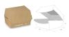BOX hamburger 120  x 120  x 110 mm hnedý, 50 ks