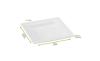 Tanier BAGASSE štvorec 260 mm, 125 ks