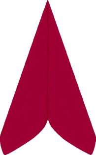 Servítky PREMIUM 40x40cm 4f červené 50ks