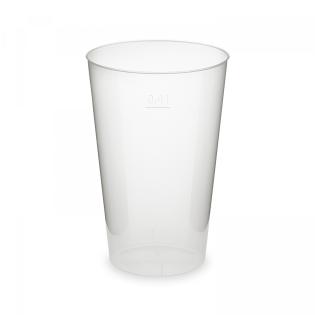 Pohár vratný 400ml PP 50ks