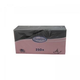 Servítky 40x40cm 3vr 4f ružové 250ks