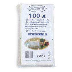 Vrecko desiatové papierové 1,5kg biele 100ks