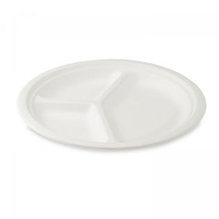 Tanier BAGASSE 3 dielny 26cm 50ks