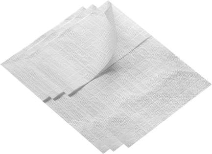 Servítky do zásobníka 17x17cm 1vr 2000ks biele
