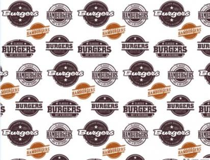 Papier baliaci BURGERS 27x35cm 1000ks