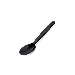 Lyžička na kávu 13cm čierna 50ks