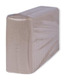 Servítky 40x40cm 2vr 8f 250ks hnedé