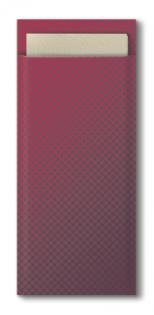 TORK Vrecko na príbor burgundy/cream 500ks