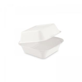 MENU BOX BAGASSE BURGER 152x150x78 50ks