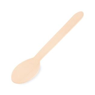 Lyžica drevená 16cm 100ks