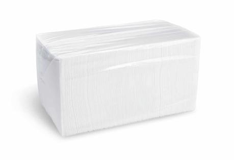 Servítky 24x24cm 1vr 4f 500ks biele