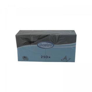 Servítky 40x40cm 3vr 4f svetlomodré 250ks