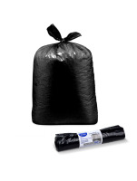 Vrece LDPE 70 x 110 cm Typ 60 čierne 120 l, 10 ks