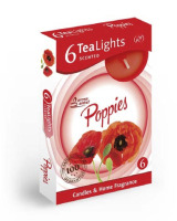 Sviečka aromatická Poppies 6ks