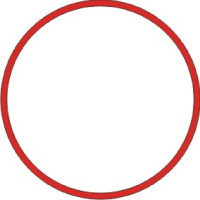 Gumičky slabé červené 1mm,pr.6cm,1kg