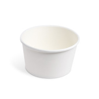 Miska papierová 350 ml 115 mm biela, 50 ks