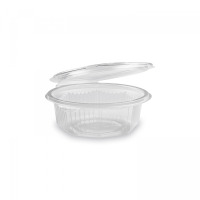 Miska osemhranná PP 375ml+veko 50ks