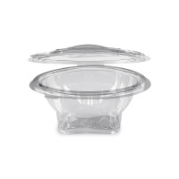 Miska okrúhla rPET s vekom 500ml 50ks
