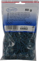 Gumičky slabé modré 1mm,pr.2cm,50g
