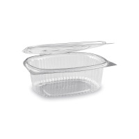 Miska oválna rPET s vekom 750ml 50ks