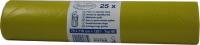 Vrece LDPE 70 x 110 cm Typ 60 žlté N606 120 l,  25 ks
