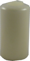 Sviečka valcová 60x120mm,béžová