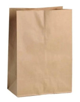 Vrecko papierové 25x11x28 cm hnedé 500ks