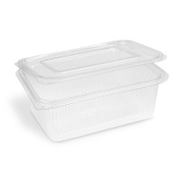 Miska hranatá rPET s vekom 2000ml 50ks