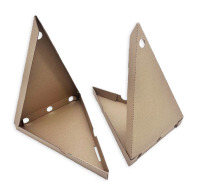 Krabica na pizzu TROJUHOLNÍK hnedá 100ks