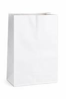 Vrecko papierové biele 26 x 12 x 31 cm, 500 ks