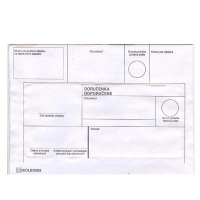 Obálka B6 doporučene s páskou