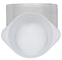 Miska na polievku 500ml PP biela 100ks