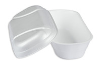 Miska termo na zmrzlinu DECO 1500ml 52ks - biela