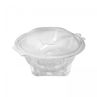 Miska okrúhla rPET s vekom 750ml 50ks