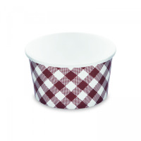 Miska papierová 350ml 115mm biela 50ks