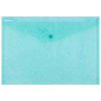 Obal A4 plastový priehľadný zelený