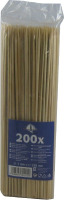 Špajdle bambusové ostré 25cm, 200ks
