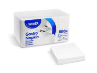 Servítky 33 x 33 cm GASTRO 500 1vr 4f biele