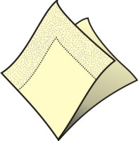 Servítky 33x33cm 3-vrstvové 4f 250ks béžové