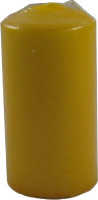 Sviečka valcová 60x120mm,žltá