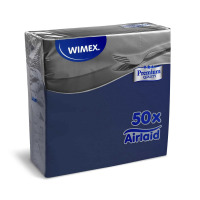 Servítky PREMIUM 4f tmavomodré 40 x 40 cm, 50 ks