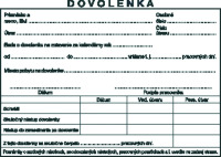 Dovolenkový lístok 100 listov