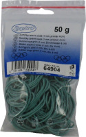 Gumičky slabé zelené 1mm,pr.4cm,50g