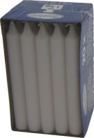 Sviečka rovná 22x170mm biela 20ks