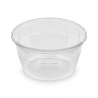Miska na polievku 500ml PP 127mm priesvitná 50ks