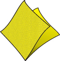 Servítky DekoStar 40x40cm 1-vrstvové 4f 40ks žlté