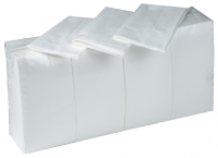 Servítky 33x33cm 2-vrstvové 8f 250ks biele