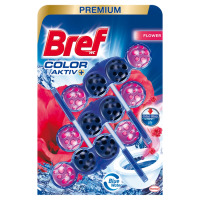 BREF WC košíček Color Aktiv + Flowers, 3 ks