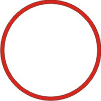 Gumičky silné červené 3mm,pr.5cm,1kg